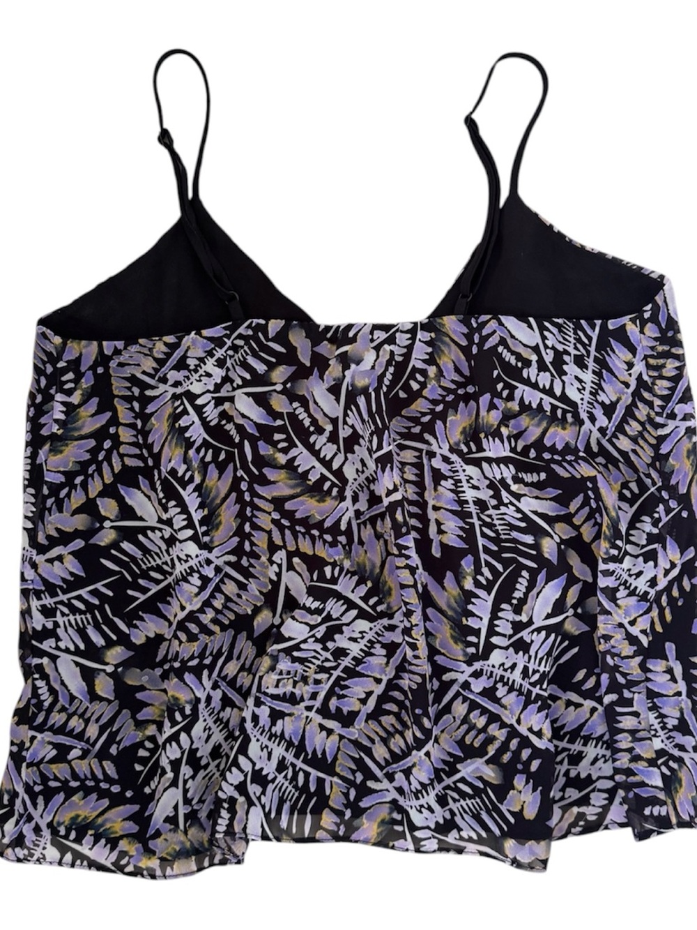 Eight Sixty Botanical Tropical Leaf Tank Top Size Small - Picture 5 of 7